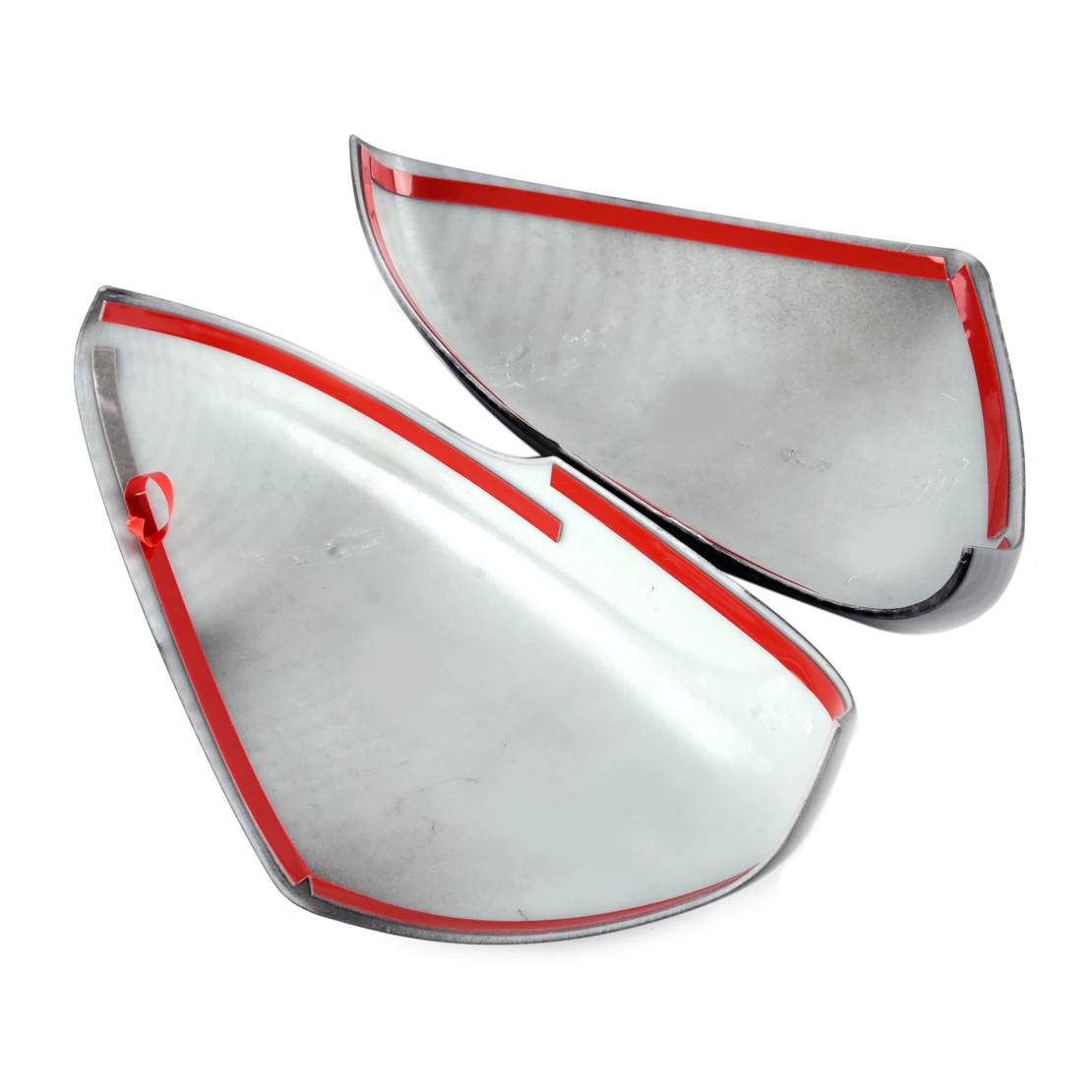 

beler 2pcs Black Carbon Fiber Style ABS Side Door Wing Rear View Mirrors Cover Trim Cap Fit For Ford Focus MK4 Guard 2019 2020