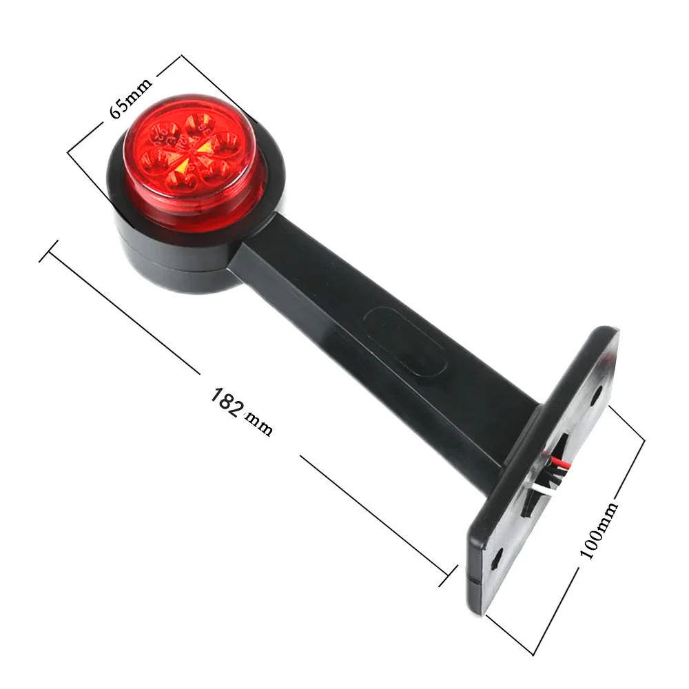 2 шт. боковые габаритные огни для грузовиков 12 В светодиодные фонари прицепа