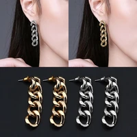 korean fashion snake earrings 2021 trend chain earrings medical alloy stud earrings drop long hanging earrings womens jewelry