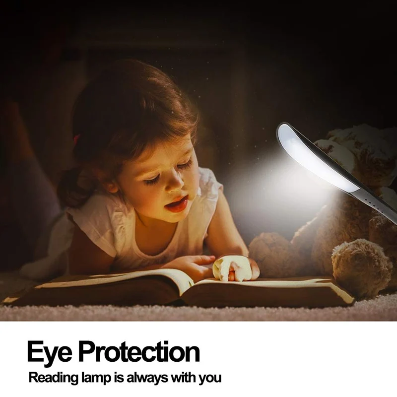 

High USB Reading Lamp Portable Laptop USB Light with 14 LED Dimmable Touching Switch Flexible Gooseneck UEJ