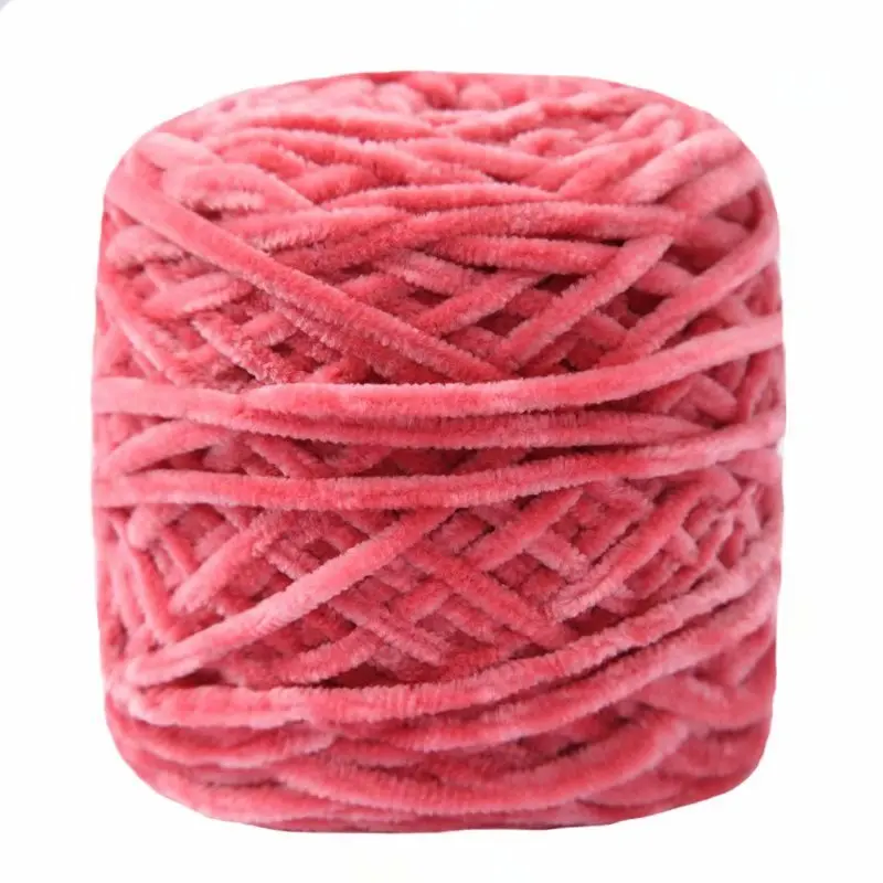 100 г/1 шт. синель бархатная пряжа для вязания шерсти Толстая теплая крючком