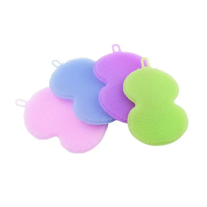 Многофункциональный кухонный инструмент для мытья тыквы силиконовые скрубберы