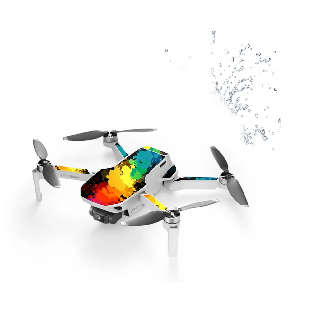 6 шт. Набор защитная пленка ПВХ наклейки для Mavic Mini водонепроницаемые царапинам Наклейки полное покрытие кожи Аксессуары