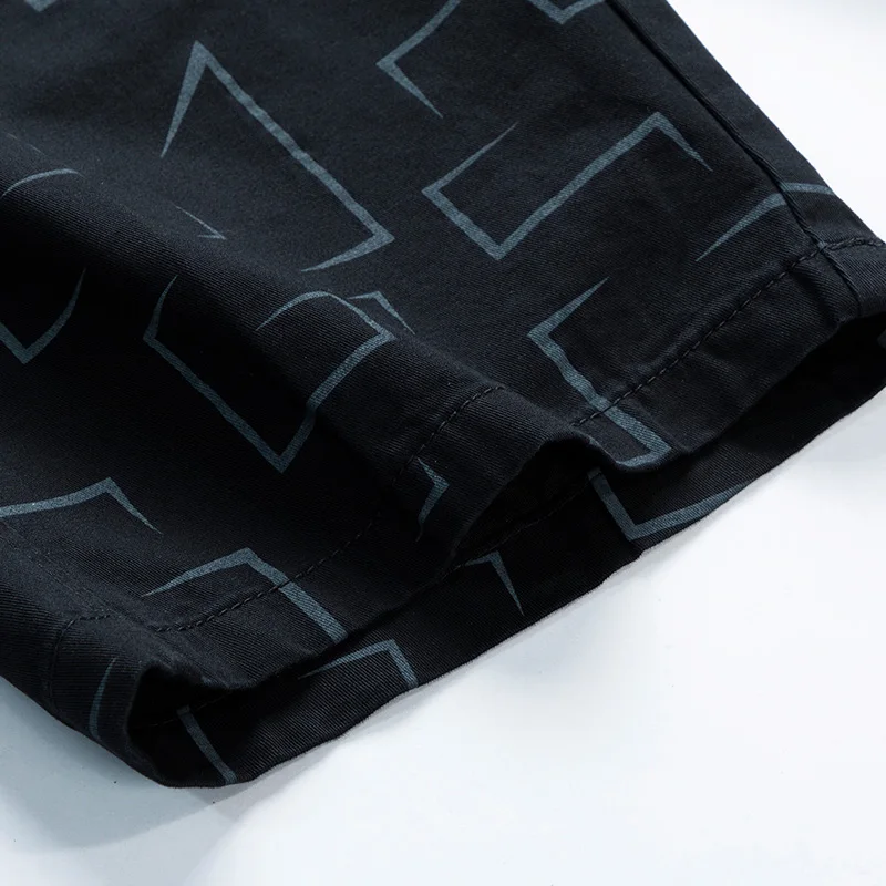 Мужские хлопковые шорты-карго в стиле милитари повседневные летние длиной до