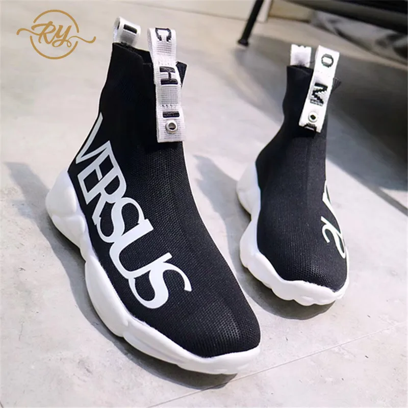 Женские кроссовки 2018 женские кроссовки-носки модная женская повседневная обувь