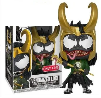 Venom \ Venomized Loki 368 # Коллекция виниловых экшн фигурок 10 см модели игрушки для детей