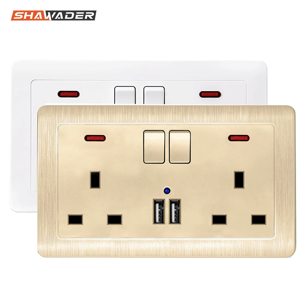 Настенная розетка с 2 USB-портами 1 А | Обустройство дома
