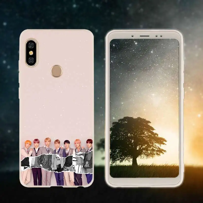 3D printing 05 Мягкий чехол из ТПУ для Xiaomi Redmi 4X 4A 6A 7a Y3 K20 5 Plus Note 8 7 6 5 Pro Bangtan Boys Jimin Suga - Цвет: 3D printing 05