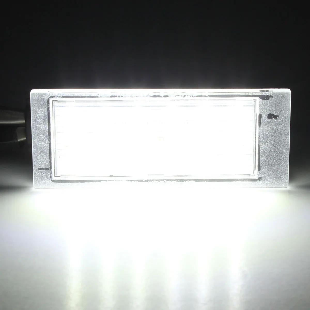 2 шт. без ошибок 12 В светодиодный номерной знак белый свет для Renault Megane Clio Laguna 3