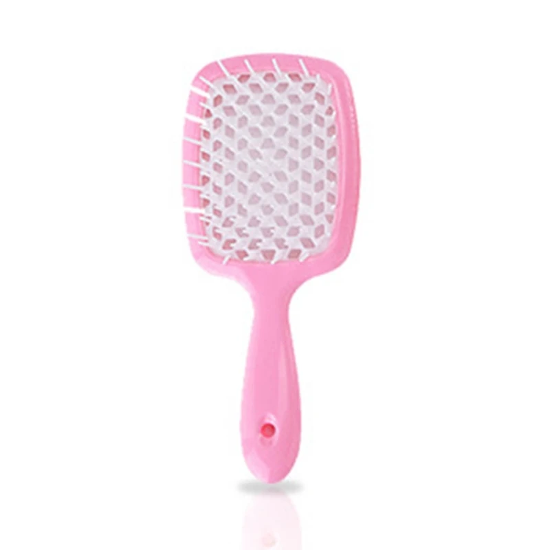 

Q1QD Professional Vented Hair Brush Salon Styling Tools Large Plate Combs Massage Girls Ponytail Comb