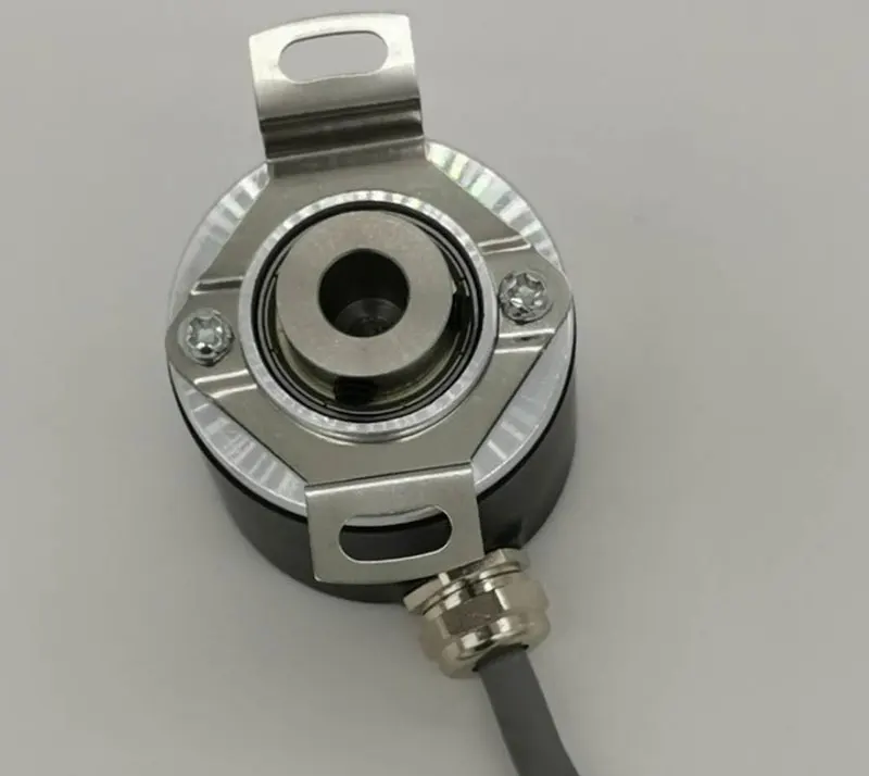 Фото 38mm Industrial incremental photoelectric encoder 100/200/360/400/600/1000/1024/2000/2500 pulse hollow shaft rotary Инструменты 38mm Industrial incremental photoelectric encoder 100/200/360/400/600/1000/1024/2000/2500 pulse hollow shaft rotary Инструменты
