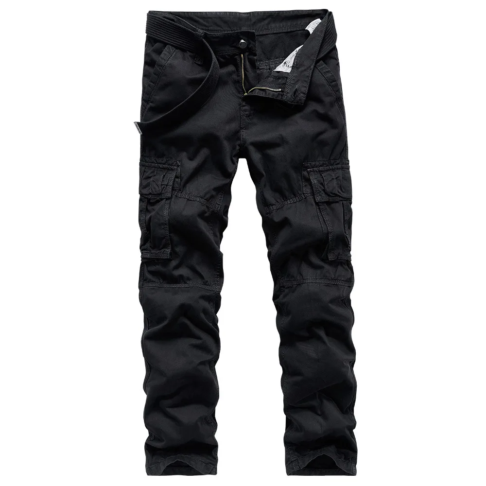 

New 2021 Men's Military Multi-pocket Overalls Cotton Casual Plus Size Trousers European And American Outdoor Sports Pants