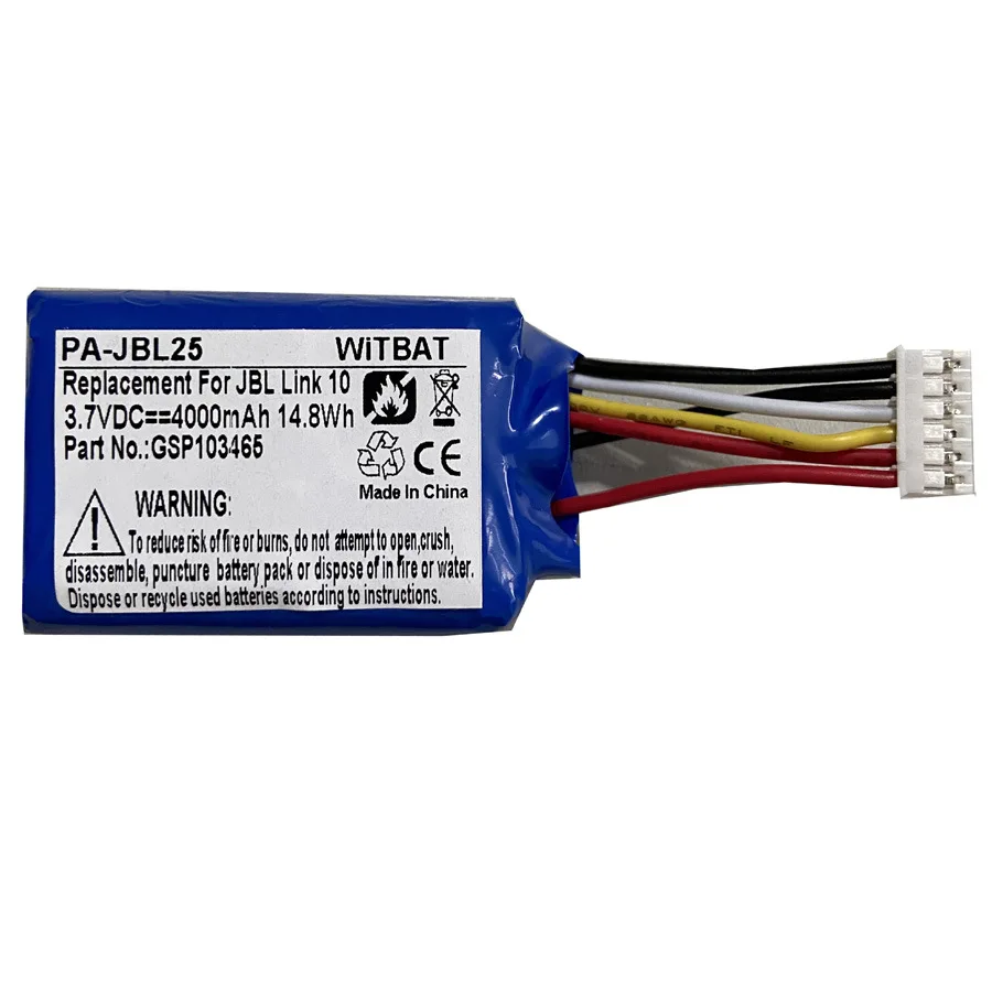

ZHUJI 4000mAh Battery for JBL Link 10,GSP103465
