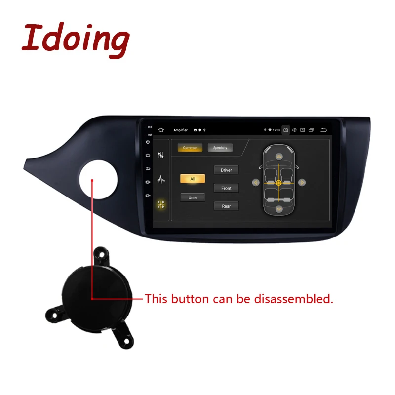 Idoing 9&quotAndroid Auto Carplay Head Unit Plug And Play For Kia CEED Ceed 2 JD 2012-2018 Car Stereo Radio Player GPS Navigation |