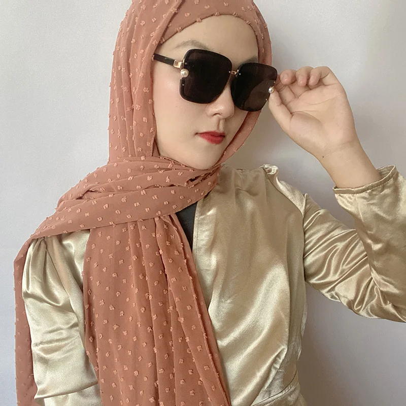 

Women Bonnet Pompom Chiffon Shawl Head Scarf Underscarf Cap Islam Inner Scarf Headband Stretch Hijab Cover Headwrap 1lot/10pcs