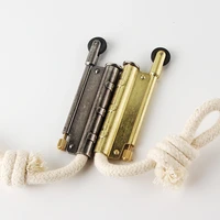 metal outdoor fire firearm windproof fire rope cotton rope kerosene lighter smoking accessories for weed cool for girl briquet