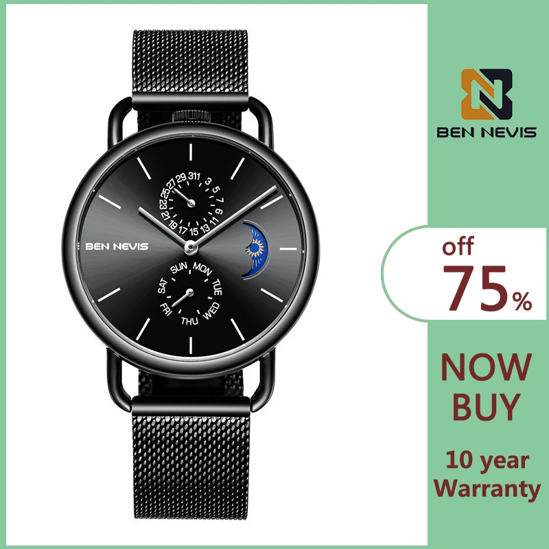 

Couples Men's Watch Quartz Sports Fashion Waterproof Watches for Men Mens 2021mans Wrist Man Wristwatches Gift Starry Month Sky