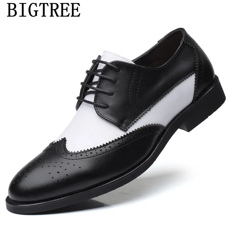 Свадебные туфли Мужская официальная обувь Итальянская с перфорацией типа броги