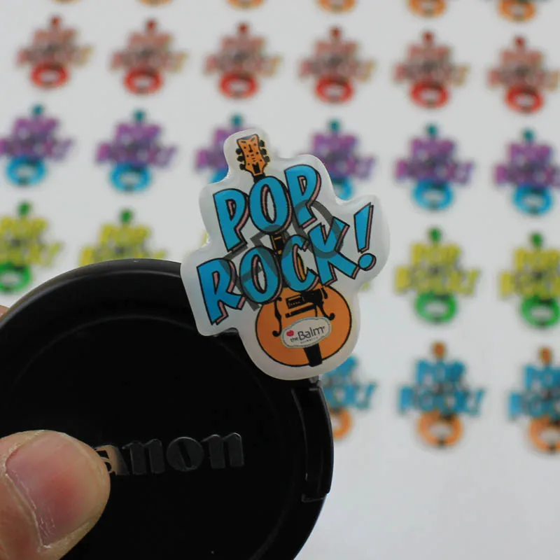 Пользовательская печать Клейкая Прозрачная 3d-наклейка прозрачная