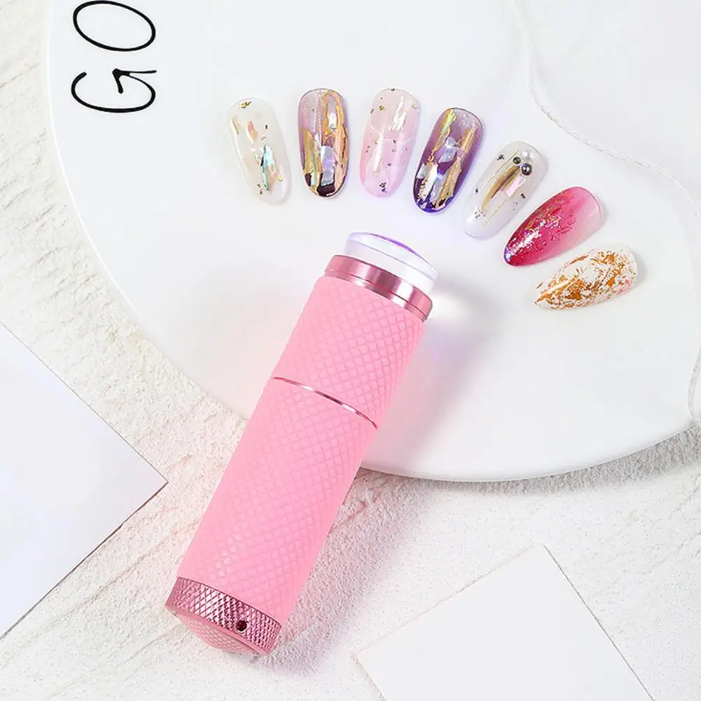 

Mini UV Gel Nail Dryer Portabe Flashlight Acrylic UV Gel Nail Art Lamp Curing Machine 12pcs LED Light Resin Lamps Manicure Tools