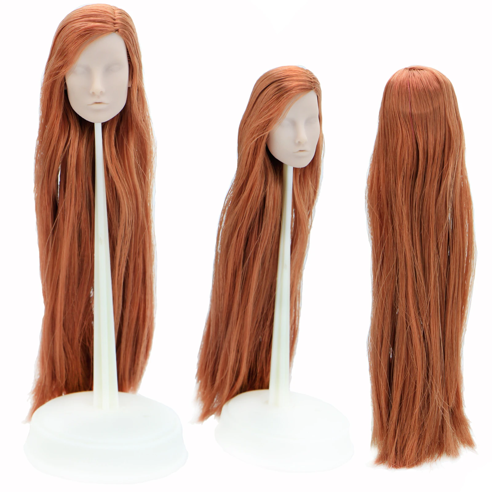 Высококачественная Кукольная голова для макияжа сделай сам Длинные прямые