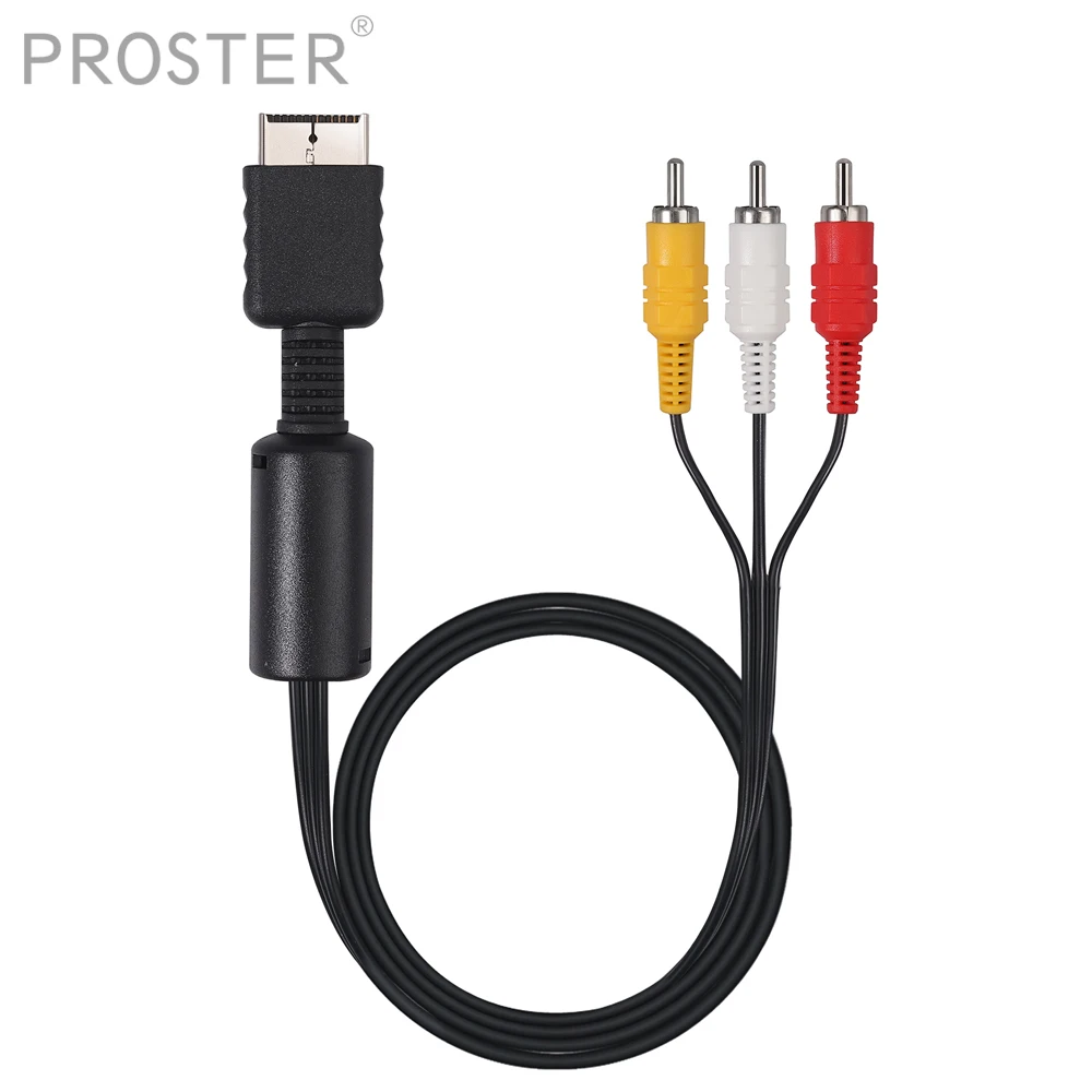 PROZOR 1 шт. 8 м av-кабель совместим с PS2 композитный av-rca кабель 6 футов Высокое качество