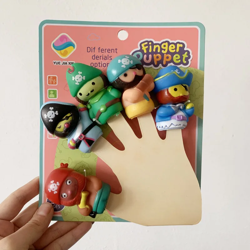 5 шт. в наборе пальчиковые игрушки Животные милые куклы реалистичные