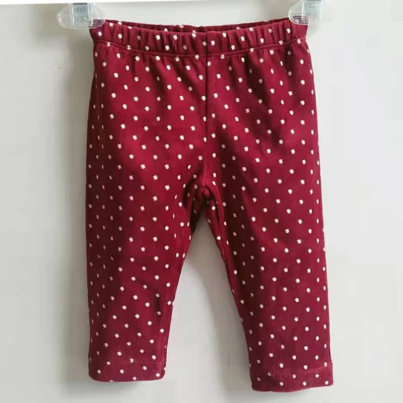 Бархатные штаны для новорожденных на весну и осень леггинсы мальчиков девочек 0-18