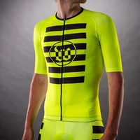 cycling shirts men fluorescent yellow jersey summer bike tops wear maillot traje ciclismo hombre wielerkleding heren set zomer