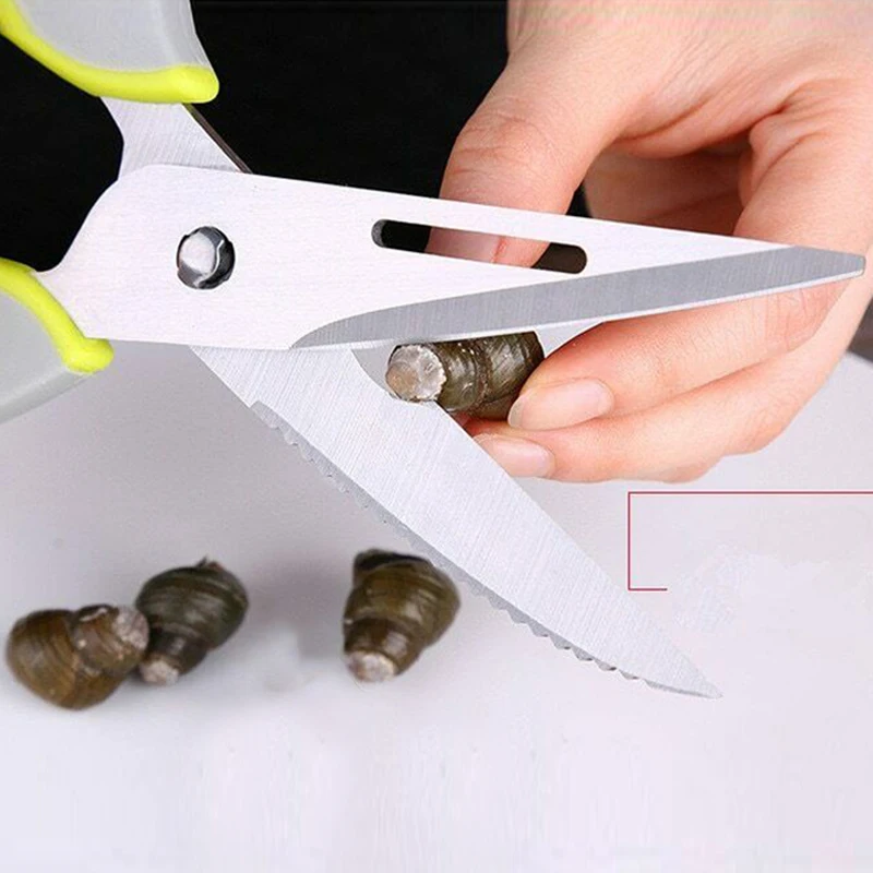 Многофункциональные кухонные ножницы резак нож доска из нержавеющей стали для