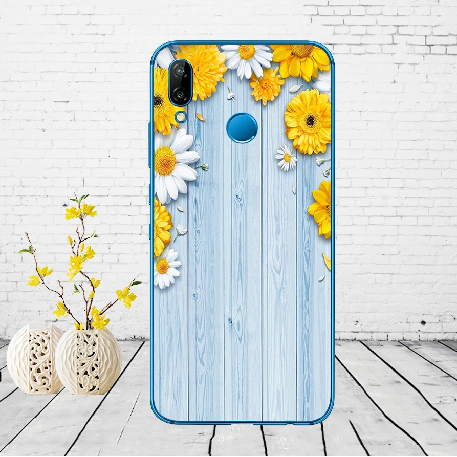 67DD Маргаритка Подсолнух цветочный цветок Мягкий силиконовый чехол для huawei P9 P10 P20 P30 Lite mate 10 20 PRO lite p smart чехол - Цвет: 9