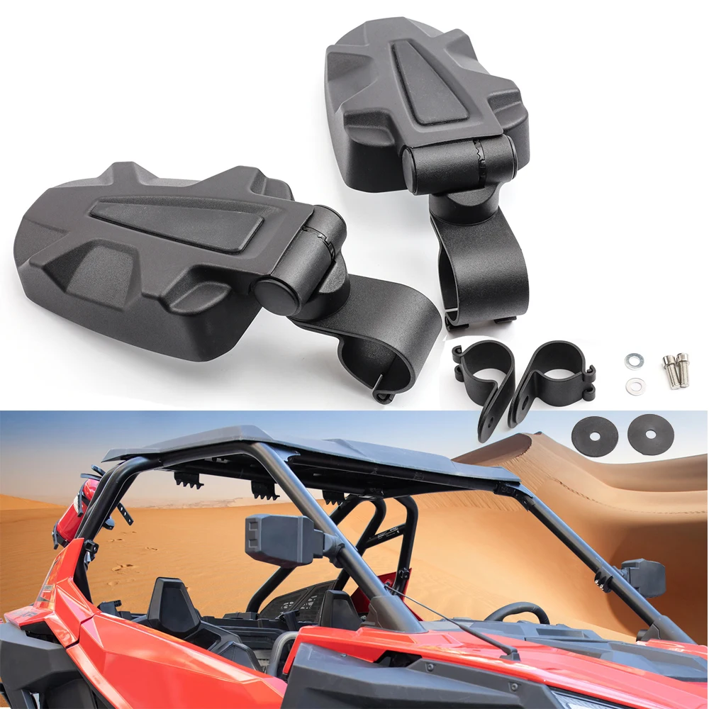 

UTV 1.75" 1.875" 2" Adjustable Rear View Mirror Side Mirrors for Polaris Ranger RZR XP 1000 900 800 for Can-am Maverick