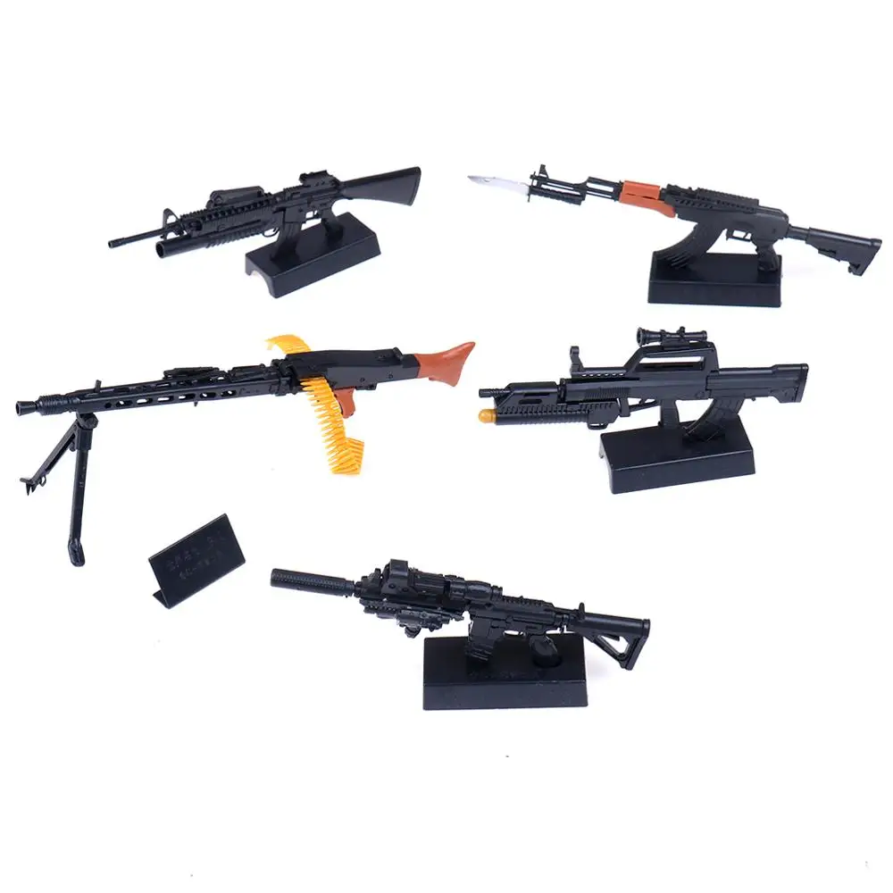 1:6 scale Assembly Gun Model Fourth Generation 1/6 Assault Rifle Light Machine AK47 Soldier Weapon Plastic | Игрушки и хобби