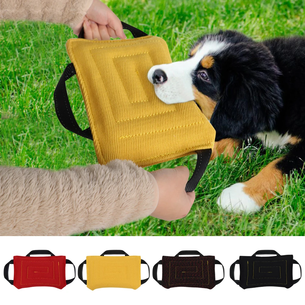 

Dog Bite Sleeve Training Agility Equipment Strong Bite Tug Jute Bite Pillow For Medium Large DogGerman Shepherd Schutzhund