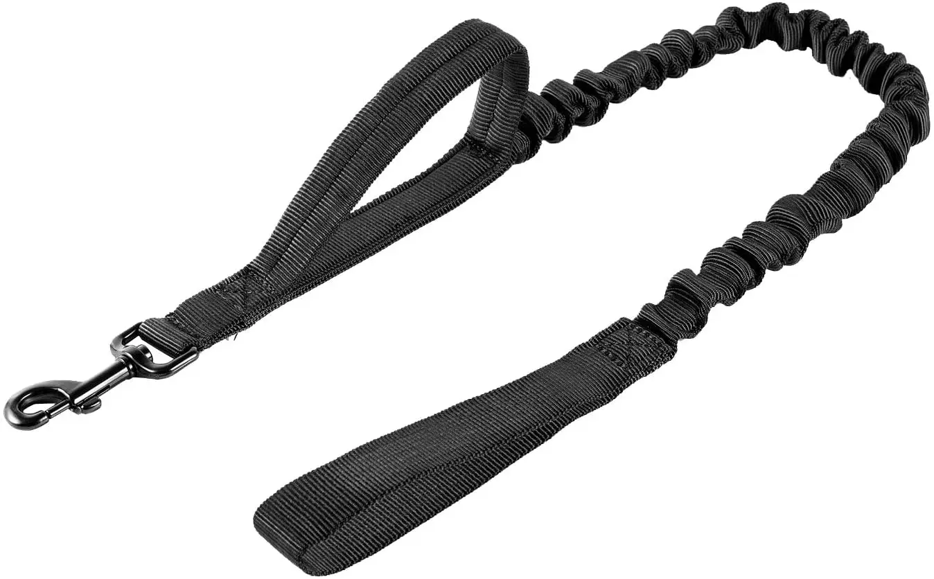 

Нейлоновый Тактический тренировочный поводок для собак с ручкой управления, быстросъемный нейлоновый поводок (черный)