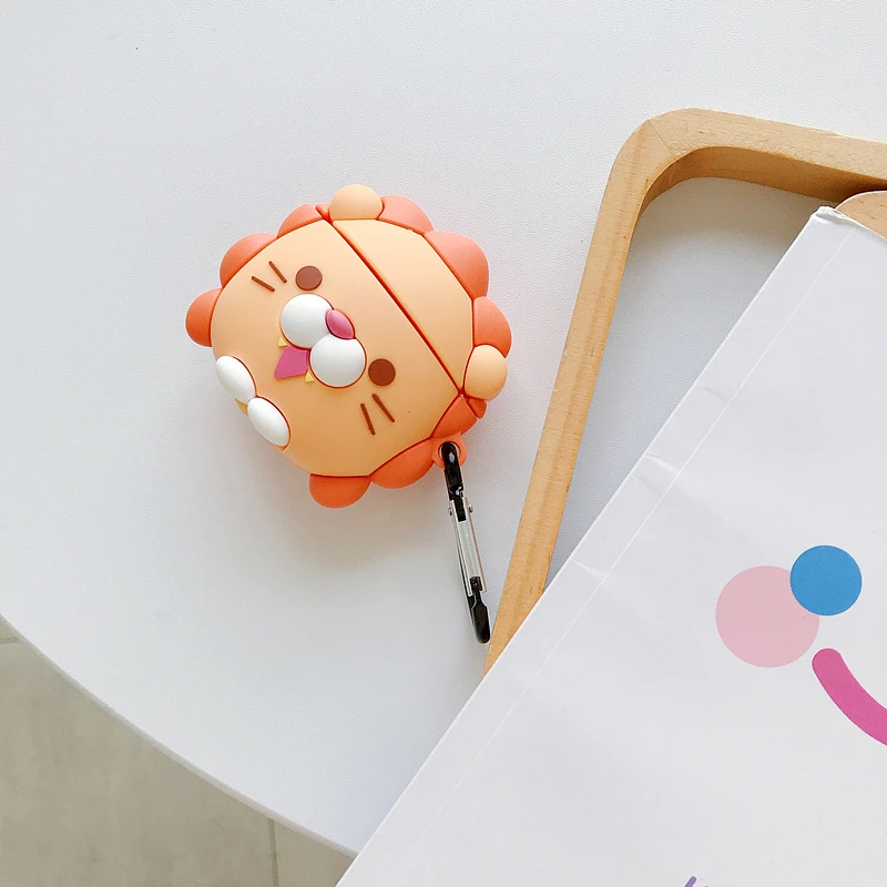 Чехол Kawaii Little lion для Freebuds 3 силиконовый защитный чехол Huawei аксессуары наушников |