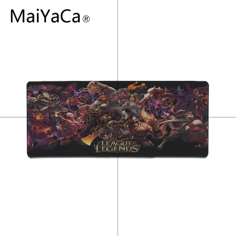 

MaiYaCa In Stocked League of Legends LOL mouse pad gamer play mats Large Gaming Mouse Pad Gamer for Dota2 Game Player