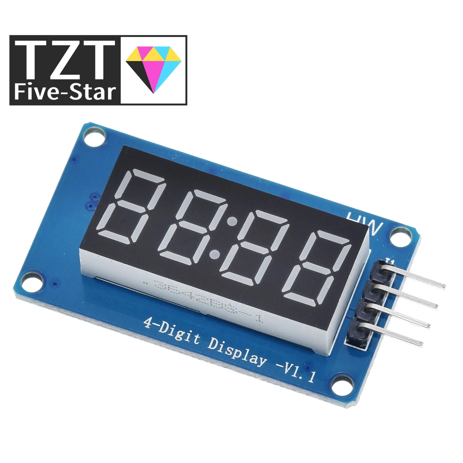 

TM1637 LED Display Module For Arduino 7 Segment 4 Bits 0.36Inch Clock RED Anode Digital Tube Four Serial Driver Board Pack