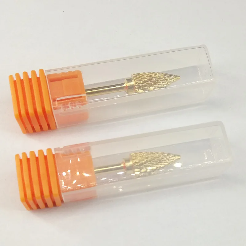 Фреза для маникюра из карбида вольфрама 1 шт. фреза с конусом 3/32 дюйма аксессуары