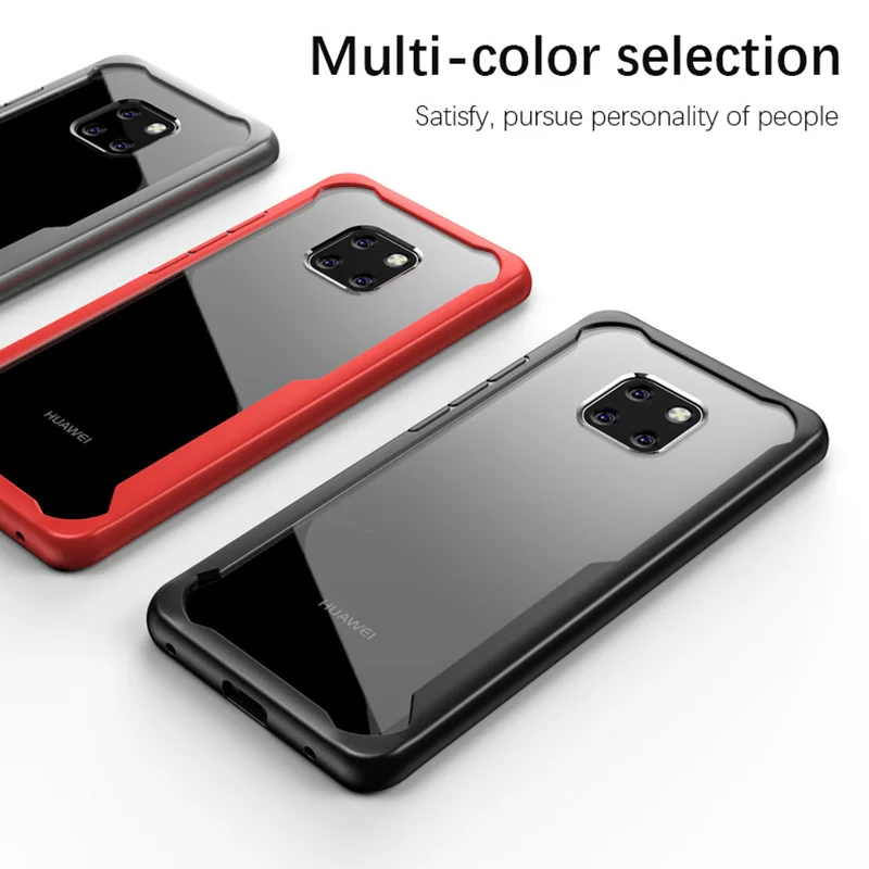 Luxury Soft TPU Bumper Case for huawei mate 10 20 p20 p30 pro lite Shockproof Silicone Cover Nova 3 3i 4 P Smart Plus Y6 Y9 2018 | Мобильные