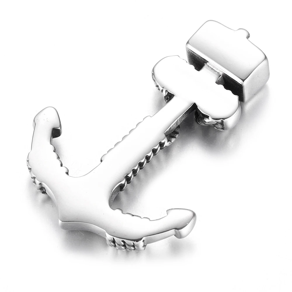 Якорные Крючки из нержавеющей стали с двойным отверстием 5 мм браслет застежка