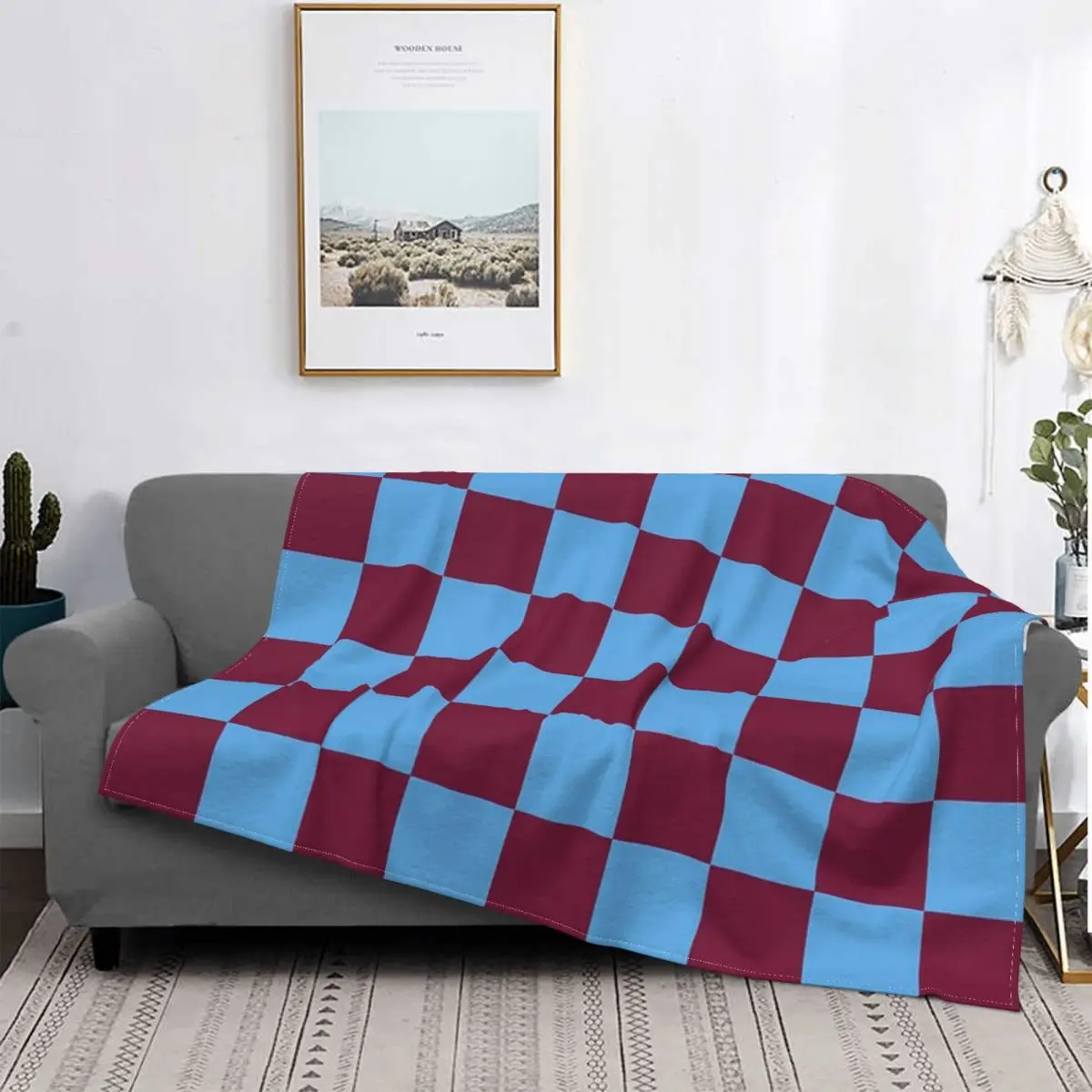 

Aston Villa Claret And Blue Blanket Bedspread Bed Plaid Blanket Plaid Sofa Blanket Hoodie Luxury Beach Towel