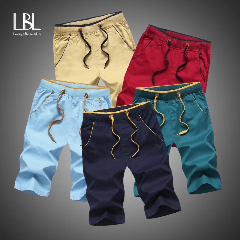 Шорты-карго мужские летние повседневные с эластичной талией 5XL | Мужская одежда