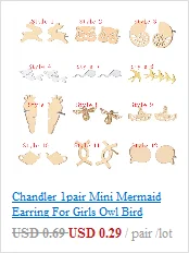 Chandler Hot 316L Stainless Steel Mickey Earrings For Children Kids Mouse Jewelry Cute Lovely Animal Black Rose Color Bronics
