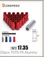Модификация автомобиля 20 шт. гайки из нержавеющей стали M12x1.25 M12x1.5 M14x1.5 M14x2 Колесные гайки болты для Mazda KIA Lincoln Suzuki