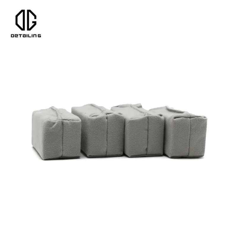 DETAILING 5pcs/pack Car Liquid Coat Tool Ceramic Coating Sponges Applicator Pads with Microfiber Suede Cloth