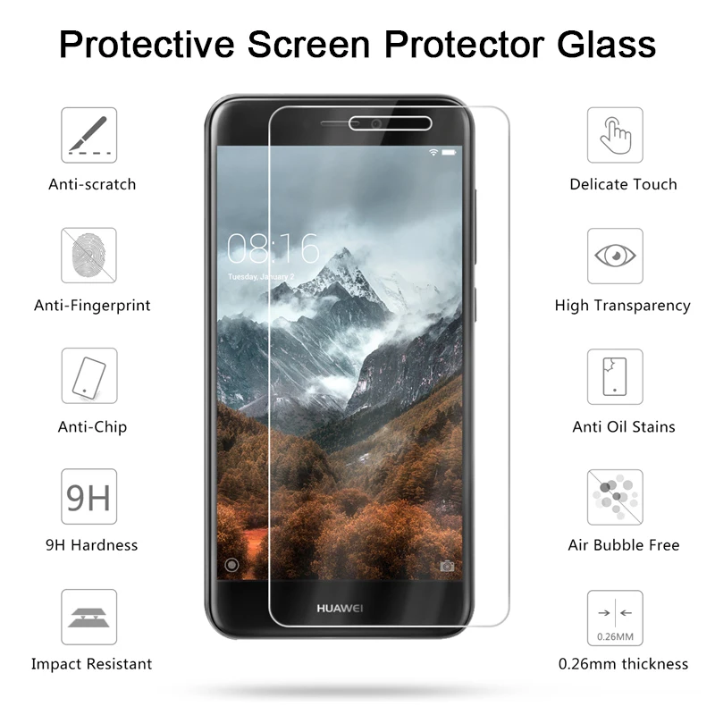 Защитная пленка для экрана Huawei Honor 10 Lite Note закаленное стекло 9 8 Pro защитное 6 7 View