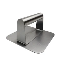 stainless steel meatloaf burger press meat press round burger smasher manual meat pie pressing mold kitchen gadget