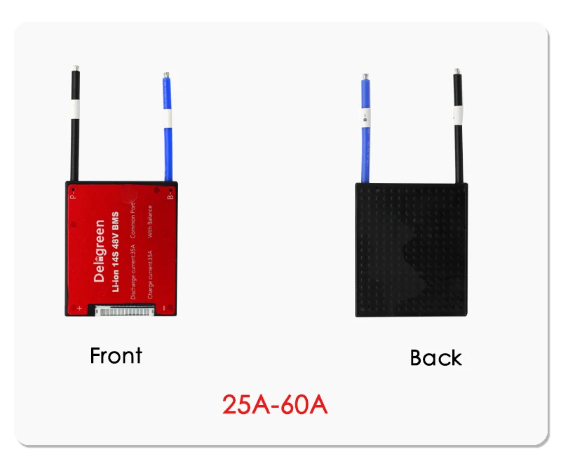 Deligreen 20S 25A 35A 45A 60A 72V PCM/PCB/BMS для 3,7 V литиевая батарея 18650 Lithion LiNCM Аккумулятор для электровелосипеда