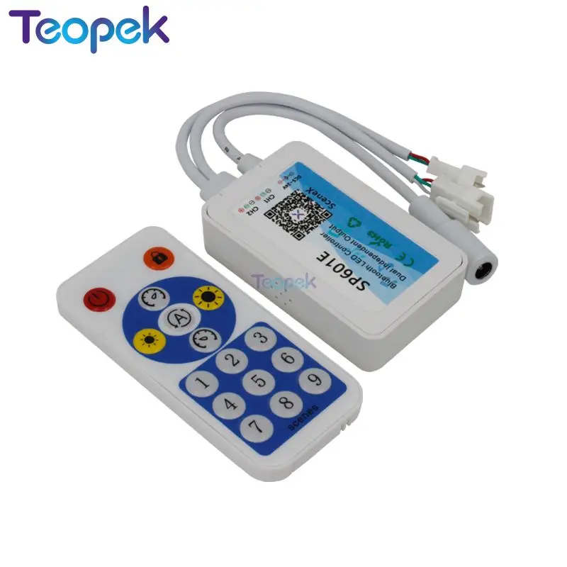 SP601E Bluetooth светодиодный контроллер двойной выходной сигнал встроенный адресуемый